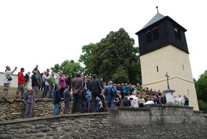 Svěcení nových zvonů pro Merboltickou zvonici