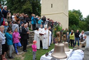 Svěcení nových zvonů pro Merboltickou zvonici