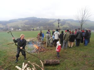 Obnova božích muk pod Zaječím vrchem 